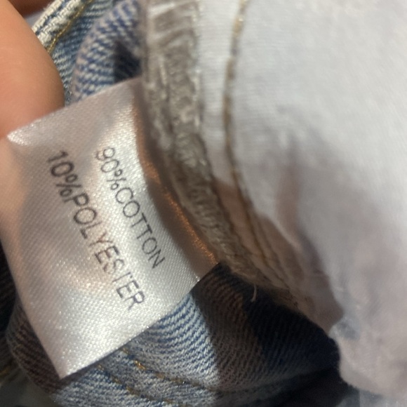 Mica’s Asymmetric Waist Straight Leg Jeans Sz L Barrel Jeans Wide Leg - Picture 6 of 6